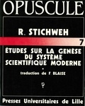  Stichweh - Études sur la genèse du système scientifique moderne.