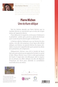 Pierre Michon. Une écriture oblique