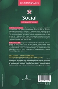 Social. Dictionnaire pratique  Edition 2020