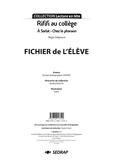 Régis Delpeuch - Rififi au collège - Fichier de l'élève.