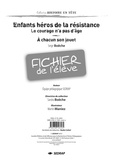 Serge Boëche et  SEDRAP - Enfants héros de la Résistance - Fichier de l'élève.