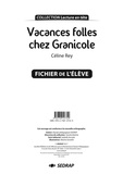 Celine Rey - Vacances folles chez Granicole - Fichier pédagogique.