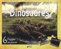 Jean-Luc Sala - Le monde des Dinosaures - 6 puzzles 24 pièces.