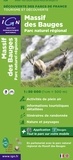  IGN - Massif des Bauges, parc naturel régional - 1/50 000.