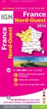  IGN - France Nord-Ouest - 1/350 000.