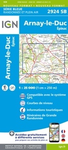  IGN - Arnay-le-Duc Epinac - 1/25 000.
