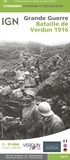  IGN - Bataille de Verdun 1916 - 1/75 000.