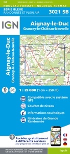  IGN - Aignay-le-Duc, Grancey-le-Château-Neuvelle - 1/25 000.