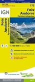  IGN - Foix Andorre - 1/100 000.