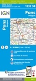  IGN - Pons, Pérignac - 1/25 000.