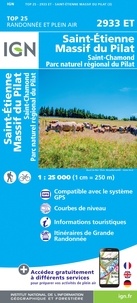 IGN - Saint-Etienne Massif du Pilat - 1/25 000.