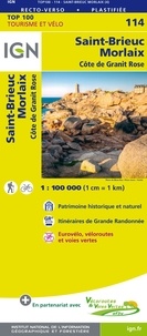  IGN - Saint-Brieuc, Morlaix, Côte de Granit Rose - 1/100 000.