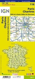 Paris, Chartres, PNR de la Haute Vallée de Chevreuse. 1/100 000 4e édition