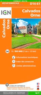  IGN - Calvados Orne - 1/150 000.