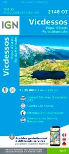  IGN - Vicdessos, Pique d'Estats et Pic du Montcalm - 1/25 000.