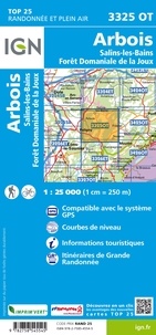 Arbois, Salins-les-Bains, Forêt Domaniale de la Joux. 1/25 000