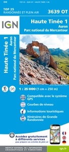  IGN - Haute Tinée 1, Auron Parc national du Mercantour - 1/25 000.