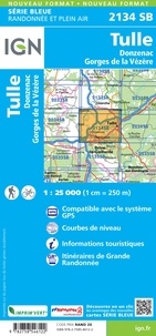 Tulle, Donzenac, Gorges de la Vézère. 1/25 000