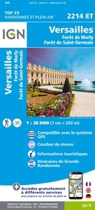  IGN - Versailles, Forêts de Marly et de Saint-Germain - 1/25 000.