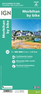 Le Morbihan à vélo. 1/105 000