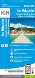  IGN - Le Marin Presqu'île des Trois Ilets Parc Naturel Régional de La Martinique - 1/25 000.