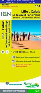  IGN - Lille, Calais, Le Touquet-Paris-Plage - 1/100 000.