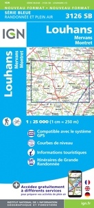  IGN - Louhans, Mervans, Montret - 1/25 000.