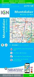  IGN - Montdidier, Ressons-sur-Matz - 1/25 000.