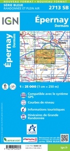 Dormans.Châtillon-sur-Marne (remplacera 2713O et 2713E). 1:25 000
