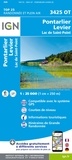  IGN - Pontarlier, Levier, Lac de Saint-Point - 1/25 000.