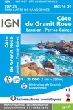  IGN - Côte de Granit Rose. Lannion, Perros-Guirec - 1/25 000.
