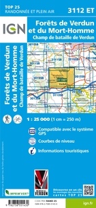 Forêts de Verdun et du Mort-Homme Champ de bataille de Verdun. 1/25 000 4e édition