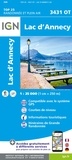  IGN - Lac d'Annecy - 1/25 000.