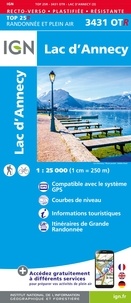  IGN - Lac d'Annecy - 1/25 000.