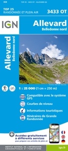  IGN - Allevard, Belledonne Nord - 1/25 000.