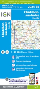  IGN - Châtillon-sur-Indre - Ecueillé. 1/25 000.