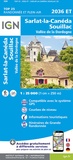  IGN - Sarlat-la-Canéda, Souillac, Vallée de la Dordogne - 1/25 000.
