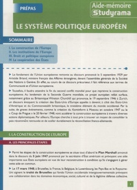 Marjorie Champetier - Le système politique européen.