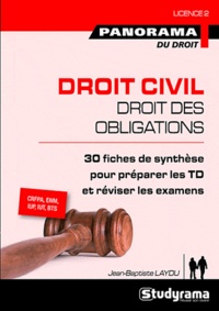 Jean-Baptiste Laydu - Droit civil, droit des obligations.