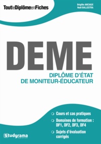 Brigitte Anciaux et Noël Ballestra - Diplôme d'Etat de Moniteur-Educateur.