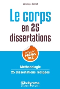Véronique Bonnet - Le corps en 25 dissertations - Sujet des concours EC 2018.