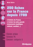 Marion Delattre - 250 fiches sur la France depuis 1789.