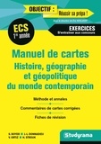 Serge Boyer et Jean-Louis Donnadieu - Manuel de cartes Histoire, géographie et géopolitique du monde contemporain 1re année ECS.