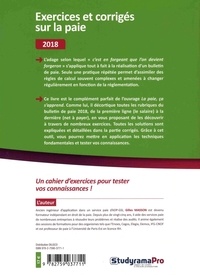 Exercices et corrigés sur la paie  Edition 2018