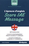 Emilie Fournier - L'épreuve d'anglais Score IAE Message.