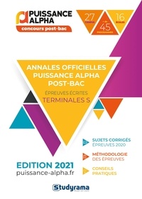  Studyrama - Annales officielles Puissance Alpha - Concours post-bac.