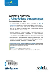 Alimentation, nutrition et alimentations thérapeutiques. Connaissances, outils, applications 5e édition