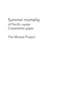 Jean-François Samain et Helen McCombie - Summer mortality of Pacific oyster Crassostrea gigas - The Morest Project.