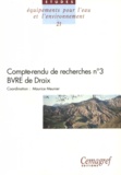 Maurice Meunier - Compte-rendu de recherches n° 3 BVRE de Draix.