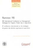 José Martinez et Marie-Noëlle Maudet - Ramiran 98. Proceedings of the 8th International Conference on Management Strategies for Organic Waste in Agriculture - Vol. 1: Proceedings of the oral presentations.